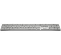 HP 970 Programmable Wireless Keyboard - Backlit - White/Silver - US ENG (3Z729AA#ABB)