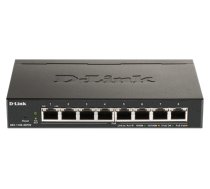 D-Link DGS-1100-08PV2 Vadīts L2/L3 Gigabit Ethernet (10/100/1000) Power over Ethernet (PoE) Melns DGS-1100-08PV2/E