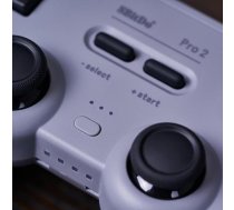 8Bitdo Pro2 Grey Bluetooth/USB Gamepad Analogue / Digital Nintendo Switch (RET00246)