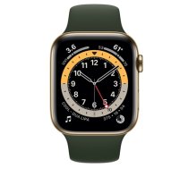 Apple Watch Series 6 44mm Stainless steel GPS+Cellular Gold (lietots, stāvoklis A) (H4HFH06XQ202)