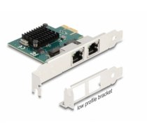 Delock PCI Express x1 Card to 2 x RJ45 Gigabit LAN BCM (88205)