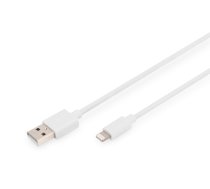 DIGITUS Lightning to USB A Data Cable MFI certified (DB-600106-010-W)