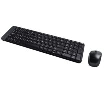 Logitech Wireless Combo MK220 keyboard Mouse included RF Wireless QWERTY US International Black (920-003168/61)