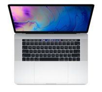 MacBook Pro 2018 Retina 15" 4xUSB-C - Core i7 2.2GHz / 16GB / 256GB SSD Silver (lietots, stāvoklis A) (C02XC3HCJG5L)