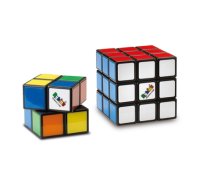 Spin Master Rubik’s Cube, Duo Pack of The Original 3x3 & Mini 2x2 Classic Color-Matching Problem-Solving Puzzle Game Toy, for Kids and Adults Aged 8 and up (6064009)