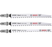 Bosch EXPERT jigsaw blades 3pcs Set Wood 2-side clean (2608900559)