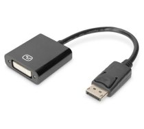 DIGITUS Aktiver DisplayPort Adapter / Konverter, DP auf DVI (DB-340414-001-S)