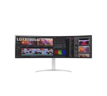 LG 49WQ95X-W computer monitor 124.5 cm (49") 5120 x 1440 pixels UltraWide Dual Quad HD White (49WQ95X-W)