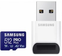 Atmiņas karte Samsung PRO Plus microSD 512GB with Adapter  (MB-MD512SB/WW)