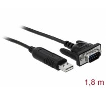 Delock Adapter USB 2.0 Type-A to 1 x Serial RS-232 DB9 (66282)