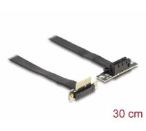 Delock Riser Card PCI Express x1 male 90° angled to x1 slot 90° angled with cable 30 cm (88042)