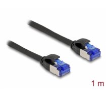 Delock RJ45 Network Cable Cat.6A S/FTP Slim 1 m black (80227)