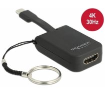 Delock USB Type-C™ Adapter to HDMI (DP Alt Mode) 4K 30 Hz - Key Chain (63942)