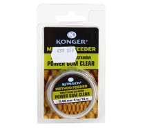 Fīdera gumija Konger Power Gum Clear 0.6mm/4kg/10m (MAN#459859)