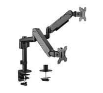 Gembird MA-DA2P-01 Adjustable desk 2-display mounting arm, 17”-32”, up to 9 kg (D5AA79AA9AFB7B16ED9705A0C1B3532BF511022A)