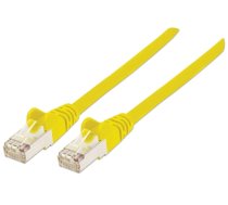 Intellinet Network Patch Cable, Cat6, 2m, Yellow, Copper, S/FTP, LSOH / LSZH, PVC, RJ45, Gold Plated Contacts, Snagless, Booted, Lifetime Warranty, Polybag (735469)