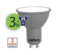Light Bulb|LEDURO|Power consumption 3 Watts|Luminous flux 250 Lumen|3000 K|220-240V|Beam angle 90 degrees|21170 (21170)