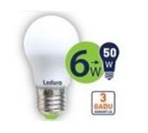 Light Bulb|LEDURO|Power consumption 6 Watts|Luminous flux 500 Lumen|2700 K|220-240V|Beam angle 360 degrees|21184 (21184)