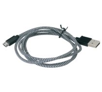 Platinet PUCFB1B USB cable 1 m USB 2.0 Micro-USB A USB A Black (PUCFB1B)