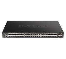 D-Link DGS-1250-52XMP network switch Managed L3 None Power over Ethernet (PoE) Black (DGS-1250-52XMP)