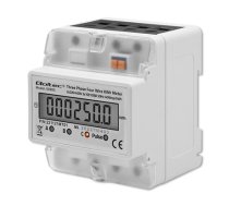 Qoltec 50900 Three phase electronic energy consumption meter | 400V | LCD | 4P | DIN rail (56CE05E9B8109E0FAAAD50E7C6A48D0F25328283)