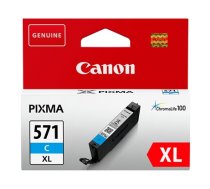 Tintes Canon CLI-571XLC (0332C001), zils kārtridžs tintes printeriem (300-04571)