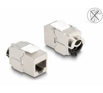 Delock Keystone Module RJ45 jack to LSA Cat.6A STP with locking clip and cable tie-free (88020)