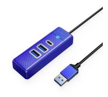 HUB USB Orico ORICO HUB USB-A 2X USB-A + USB-C, 5 GBPS NIEBIESKI (PWC2U-U3-015-BL-EP)