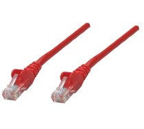 Intellinet Network Patch Cable, Cat6A, 0.25m, Red, Copper, S/FTP, LSOH / LSZH, PVC, RJ45, Gold Plated Contacts, Snagless, Booted, Lifetime Warranty, Polybag (737029)