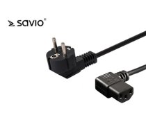 Kabel zasilający Savio CL-116 IEC C13 kątowy - C/F Schuko kątowy 1,8 M (CL-116)