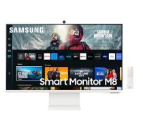 Samsung Smart Monitor M8 LS32CM801UUXDU computer monitor 81.3 cm (32") 3840 x 2160 pixels 4K Ultra HD LCD White (LS32CM801UUXDU)