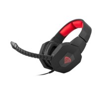 Natec Genesis H59 Gaming Headphones With Detachable Microphone and Audio Adapter Black-Red (NSG-0687)