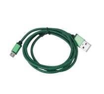 Platinet PUCFB1G USB cable 1 m USB A Micro-USB A Green (PUCFB1G)