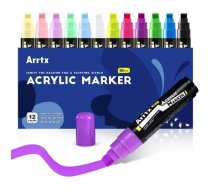 Acrylic Marker Pens ARRTX, 12 Colours (LC303274)