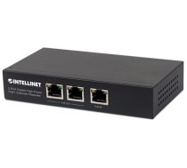 Intellinet 2-Port Gigabit High-Power PoE+ Extender Repeater, IEEE 802.3at/af Power over Ethernet (PoE+/PoE), metal (561266)