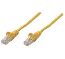 Intellinet Network Patch Cable, Cat6A, 0.25m, Yellow, Copper, S/FTP, LSOH / LSZH, PVC, RJ45, Gold Plated Contacts, Snagless, Booted, Lifetime Warranty, Polybag (737036)