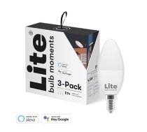 Lite bulb moments white & color ambience (RGB) E14 bulb - 3-Pack (NSL911962)