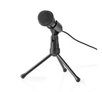 MICTJ100BK Mikrofons priekš dators / piezīmjdators/viedtālrunis/planšetdators | ar vadu | 1x3.5 mm (5412810323685)