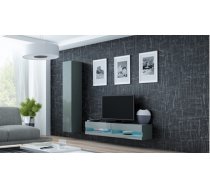 Cama Living room cabinet set VIGO NEW 13 grey/grey gloss (92C4B7DDC1DAFDA6F0E7147455E8EC886F5FFCE5)