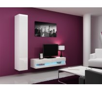 Cama Living room cabinet set VIGO NEW 13 white/white gloss (EEFD1C2F160859F41EE932F6599A5E0C4B064EB7)