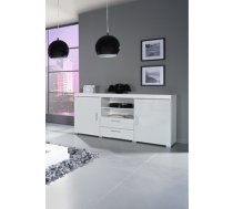 Cama sideboard SAMBA white/white gloss (4D4083BCEBB3763D8CB92738DA668DB2C7611400)