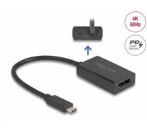 Delock Adapter DisplayPort female to USB Type-C™ male (DP Alt Mode) 4K with PD 85 W (61059)
