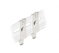 Delock Desktop Patch Panel Holder for DIN rail with M4 fixing screws 2 pcs (88142)