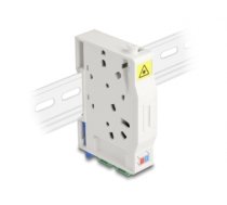 Delock Optical Fiber Connection Box for DIN rail with splice holder and 2 x SC Simplex coupler (85935)