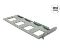 Delock PCI Express 4.0 x16 Card to 4 x internal U.2 NVMe SFF-8639 - Bifurcation (LxW: 288 x 122 mm) (90169)