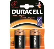 Elementai DURACELL R14A/DUR-BL2 (C), 2vnt., alkaline, 1,5V. (R14A/DUR-BL2)