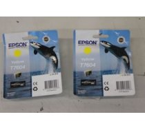 SALE OUT. Epson T7604 ink, Yellow | Epson T7604 | Ink Cartridge | Yellow | DAMAGED PACKAGING (C13T76044010SO)