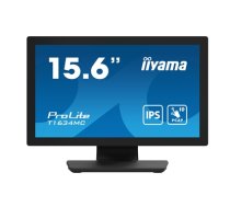 iiyama ProLite T1634MC-B1S computer monitor 39.6 cm (15.6") 1920 x 1080 pixels Full HD LED Touchscreen Black (T1634MC-B1S)
