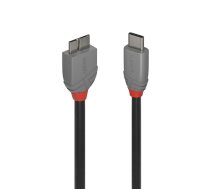 Lindy 2m USB 3.2 Type C to Micro-B Cable, Anthra Line (36622)