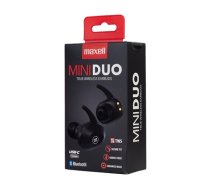 MAXELL MINI DUO Wireless in-ear headphones with charging case Black (7A78D0F163B928892D15E17E2BBD164A2CC345DF)